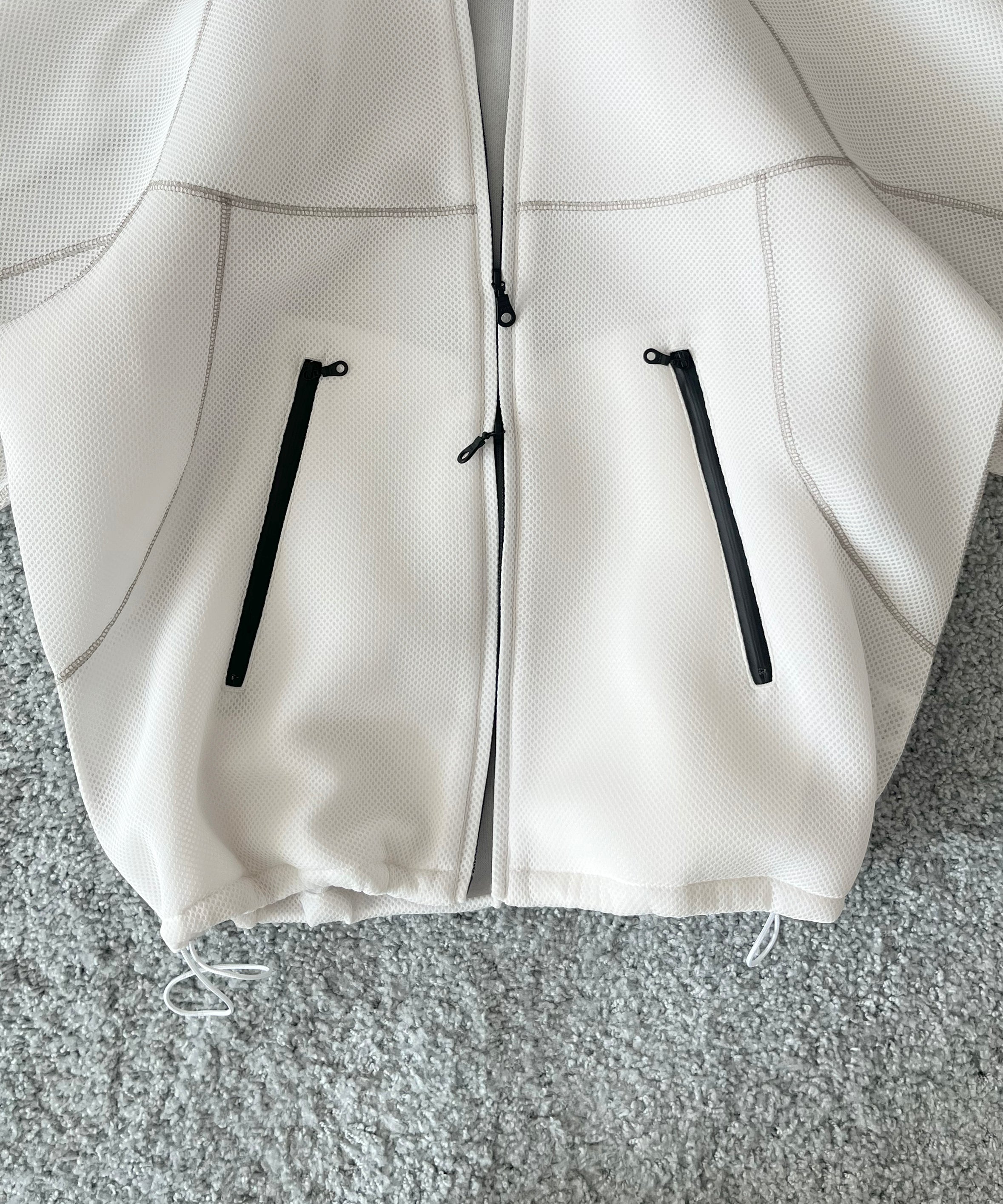 Laid.B "Oka" shell parka "WHITE"