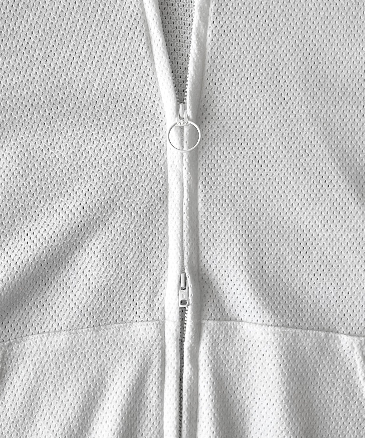 WHOWHAT Cotton mesh hoodie "WHITE"