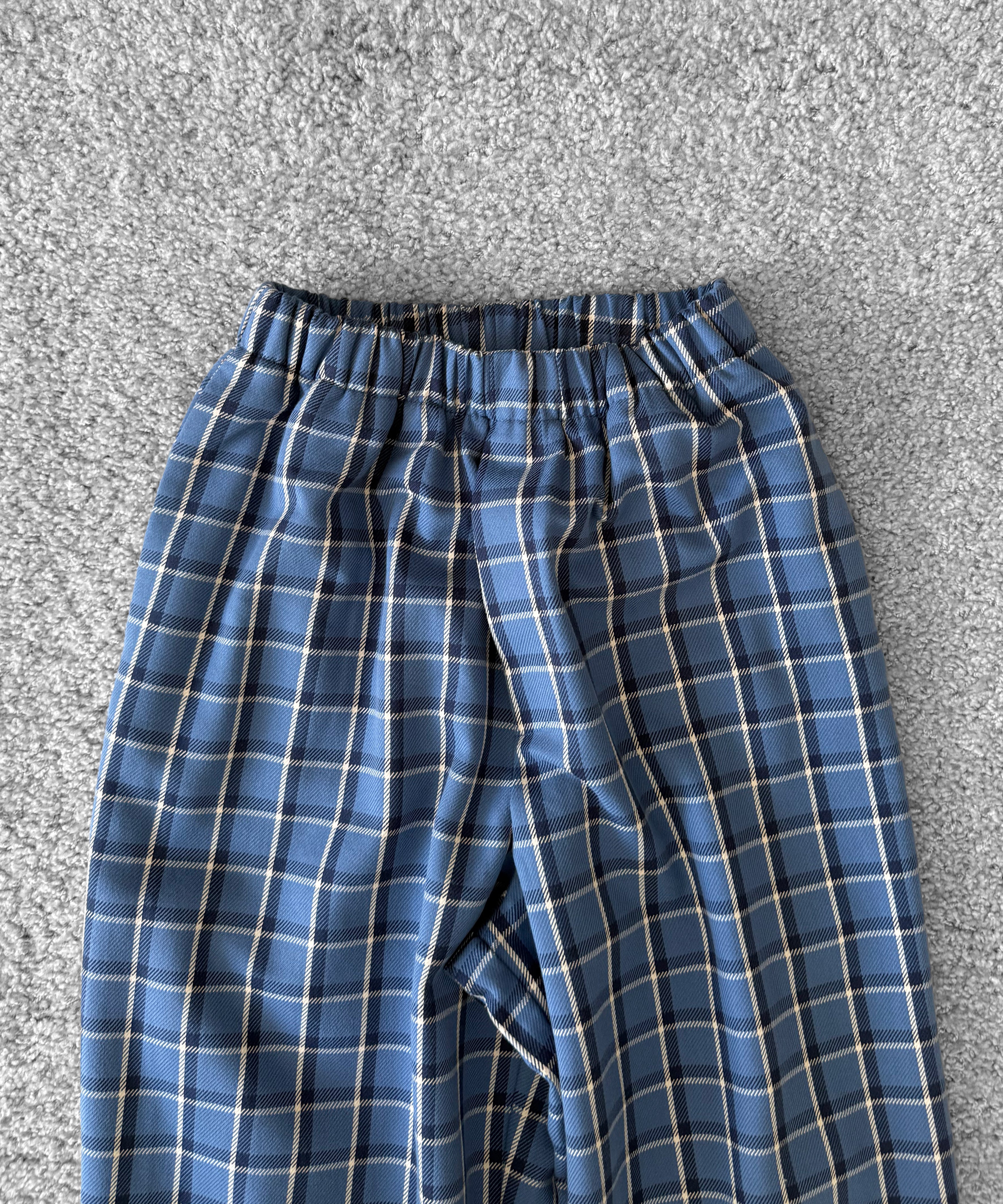 Baserange【ベースレンジ】Claude pants “EUREKA PLAID
