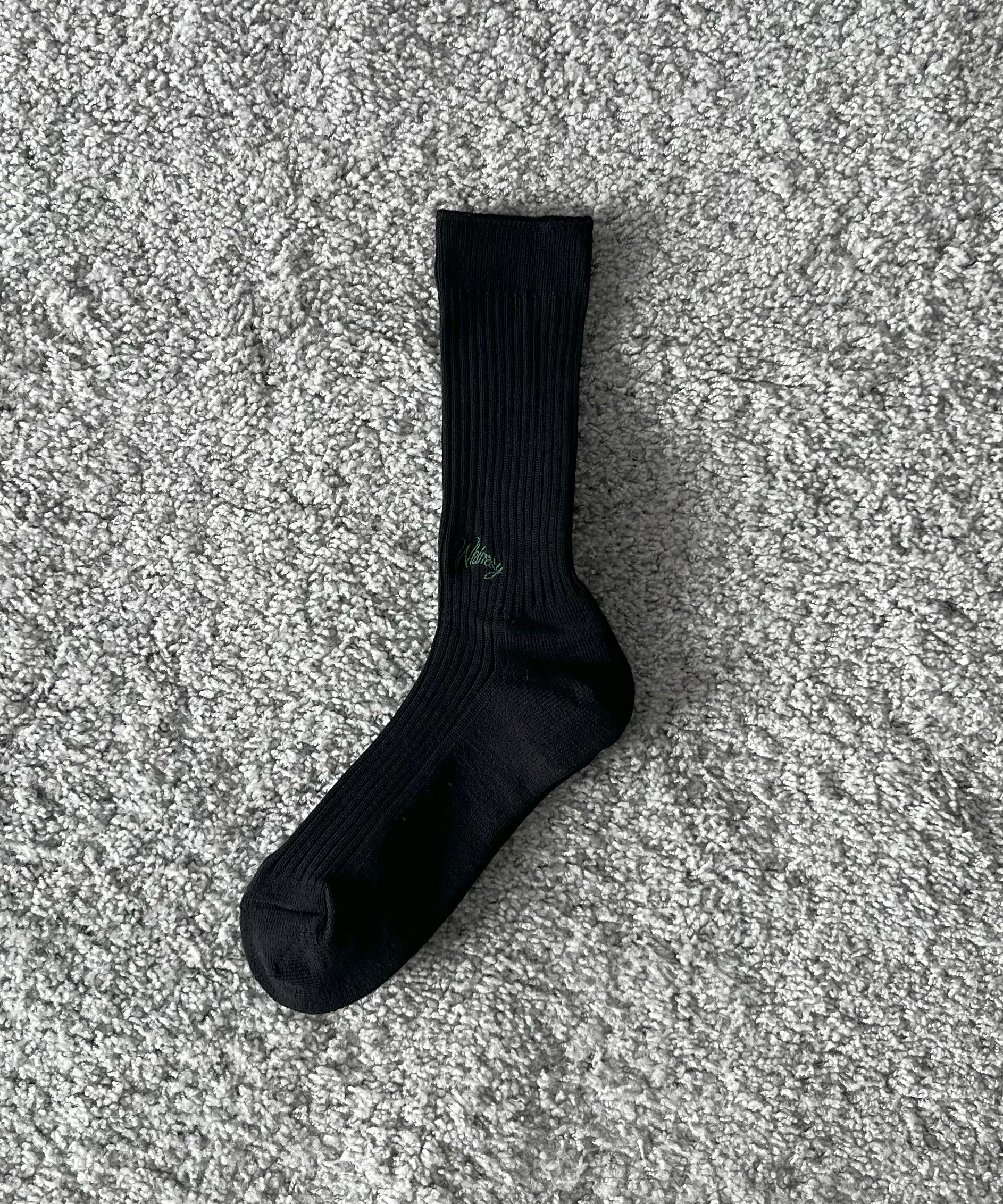 WHIMSY Emjay socks "BLACK"