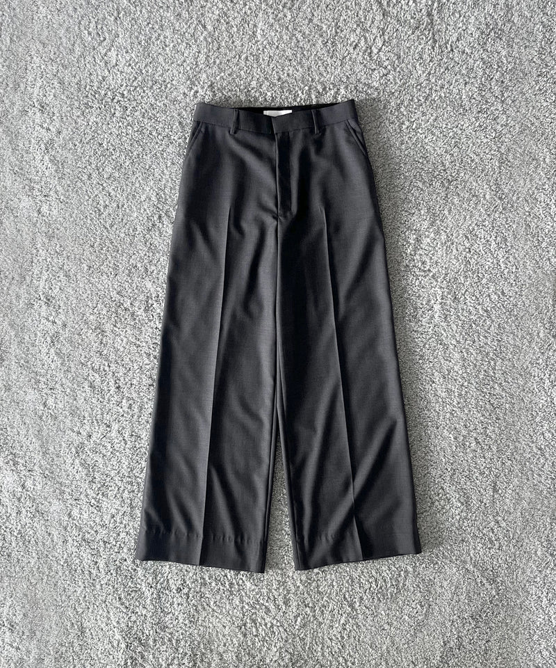 【EXCLUSIVE】NEONSIGN Anatomic straight slacks "CHARCOAL"