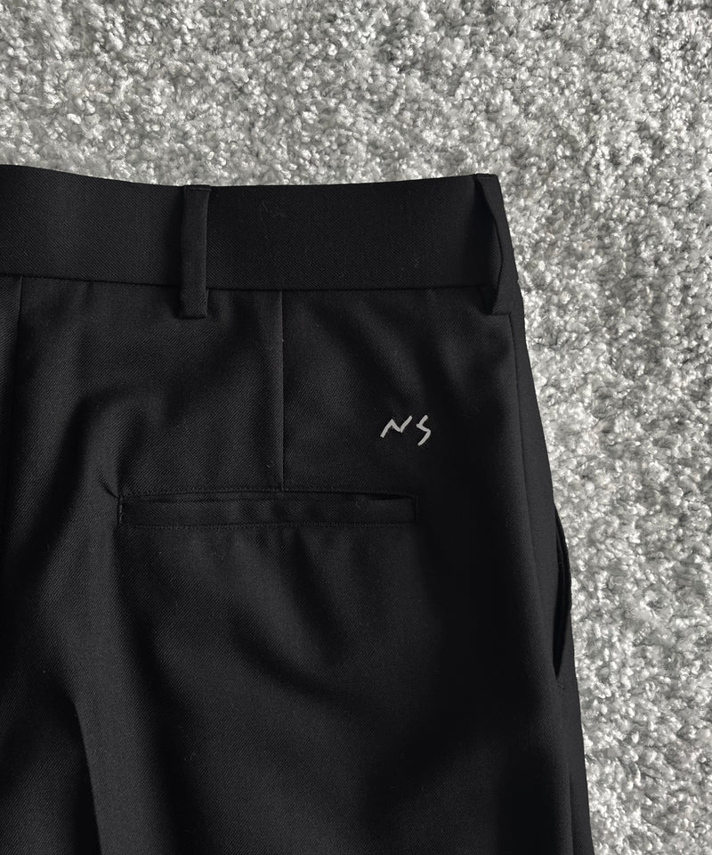 【EXCLUSIVE】NEONSIGN Anatomic straight slacks "BLACK"