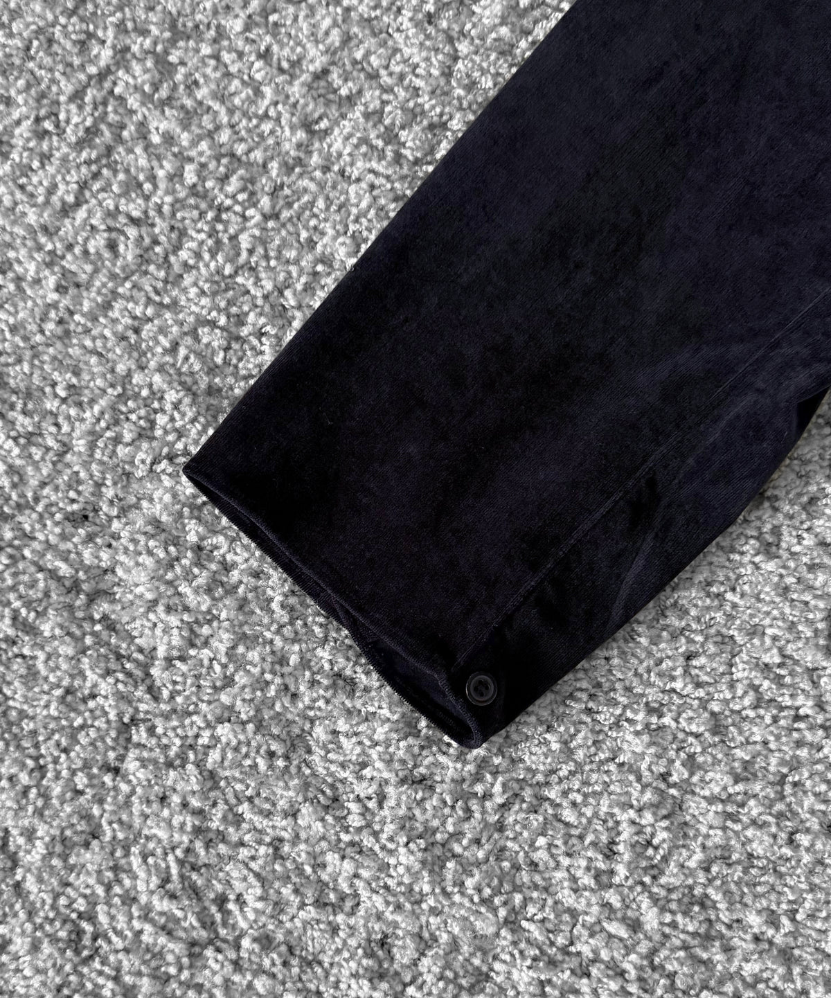 saby Lapel shirts- 21w corduroy sun fade processing - "D.NAVY”