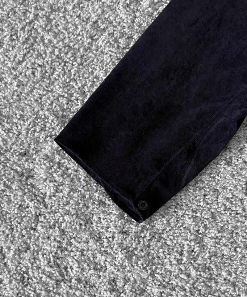 saby Lapel shirts- 21w corduroy sun fade processing - "D.NAVY”