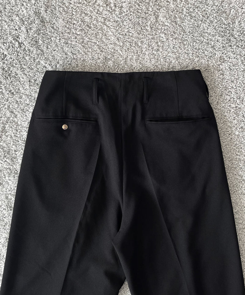 KAIKO Wide slacks "BLACK"