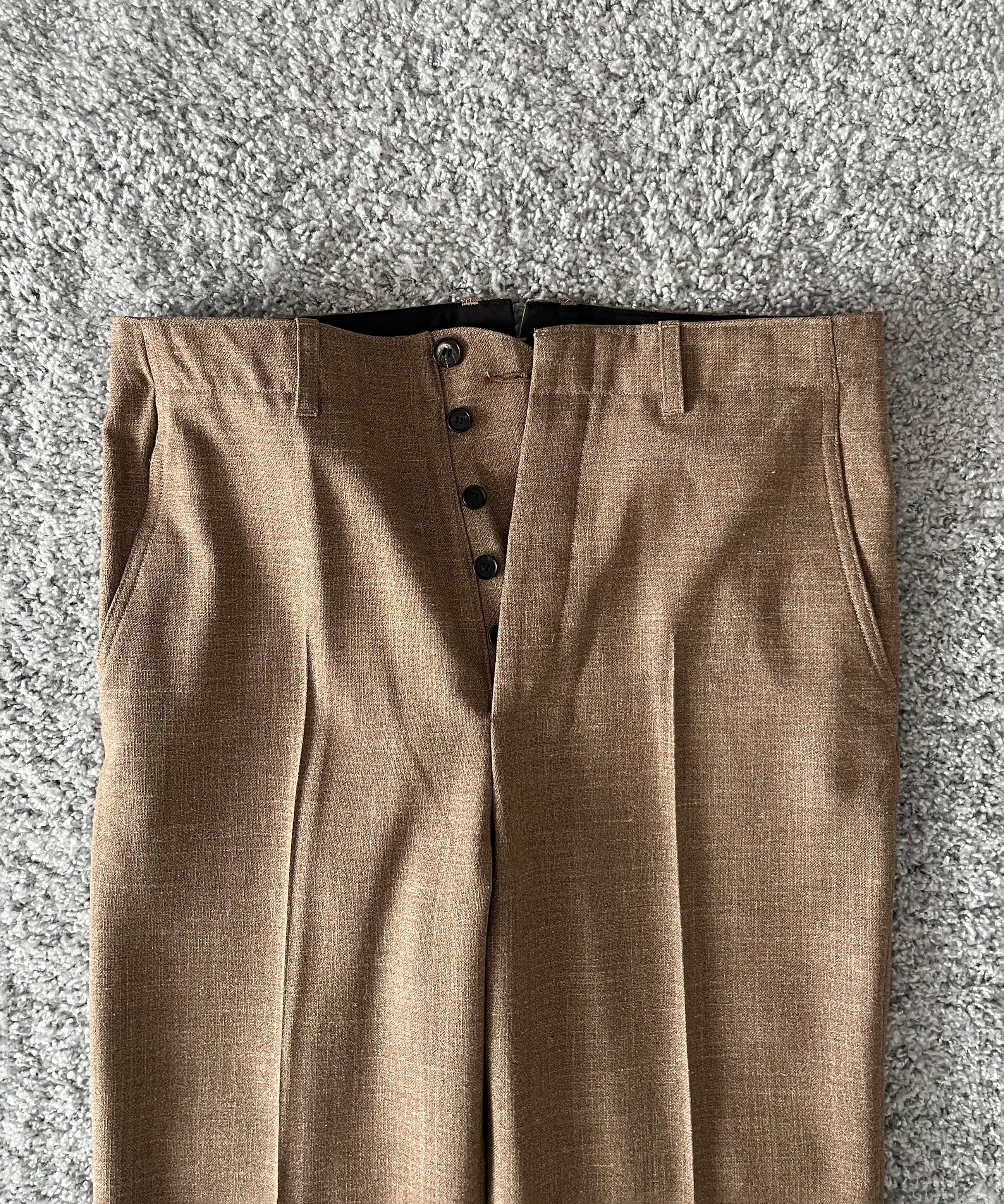 UNUSED Uw1189 Loro piana slacks “BEIGE"