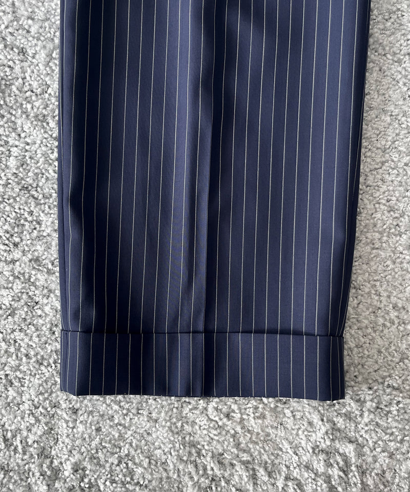 KAIKO Wool wide slacks "STRIPE"