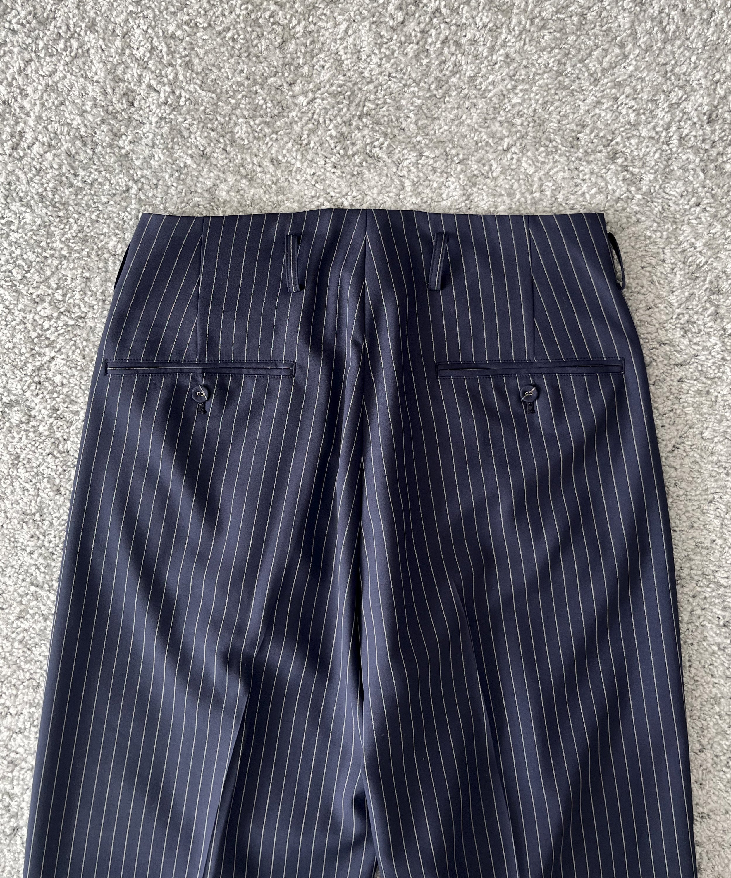 KAIKO Wool wide slacks "STRIPE"