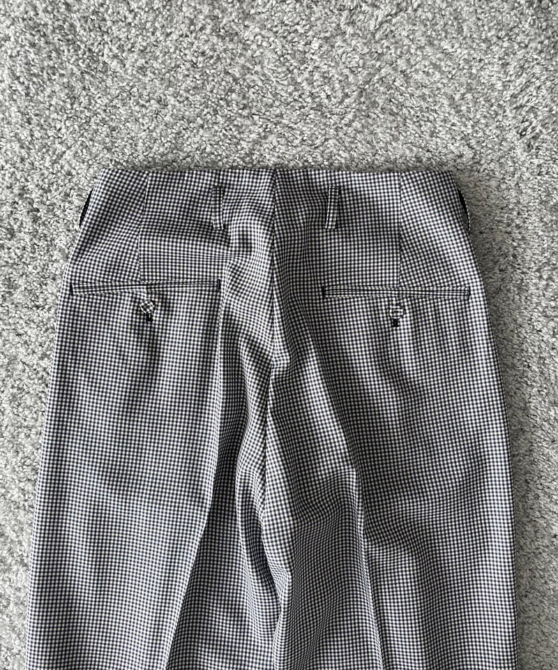KAIKO Wool wide slacks "GINGHAM CHECK"