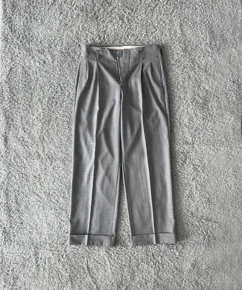 KAIKO Wool wide slacks "STRIPE"
