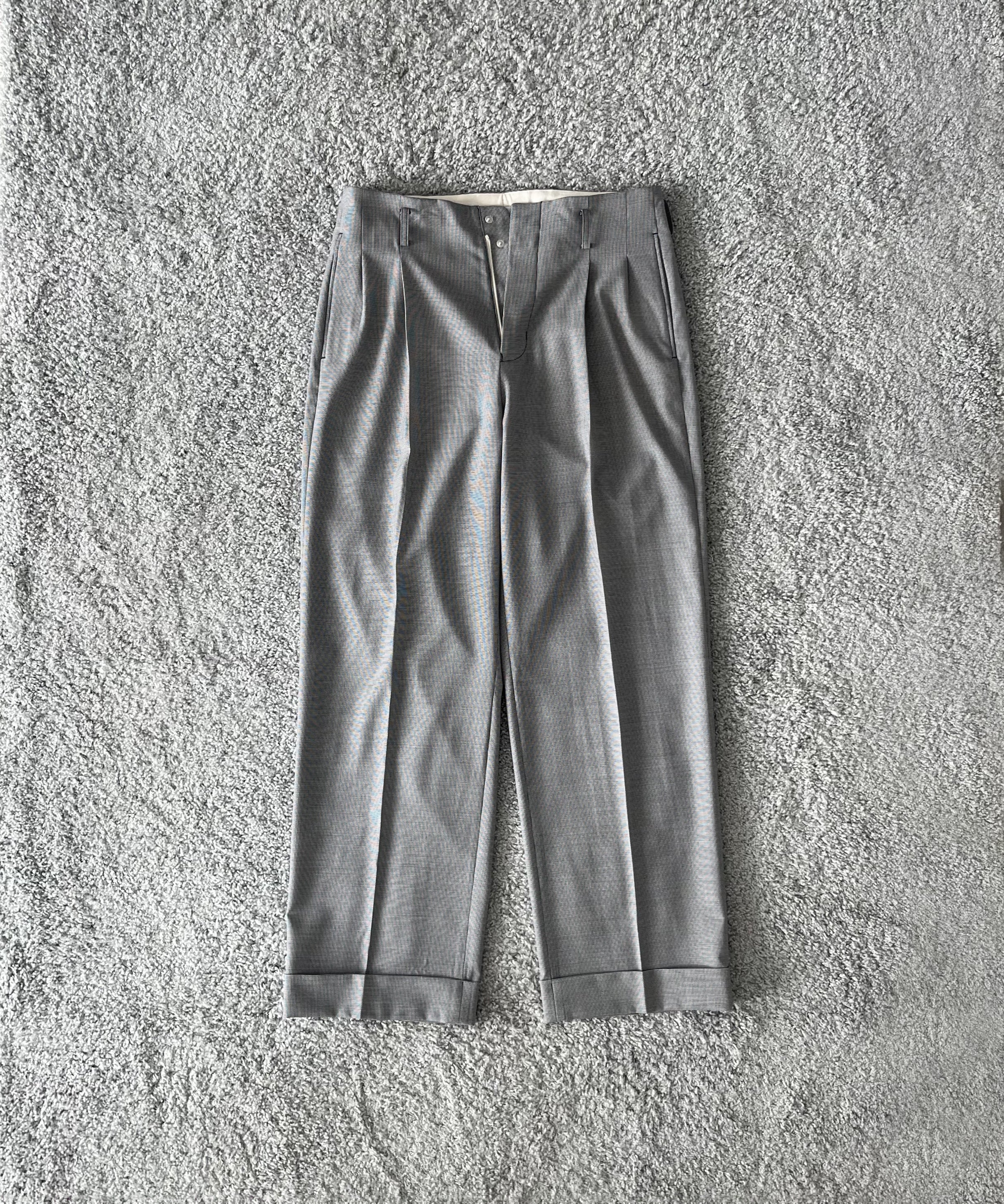 KAIKO【カイコー】wool wide slacks 