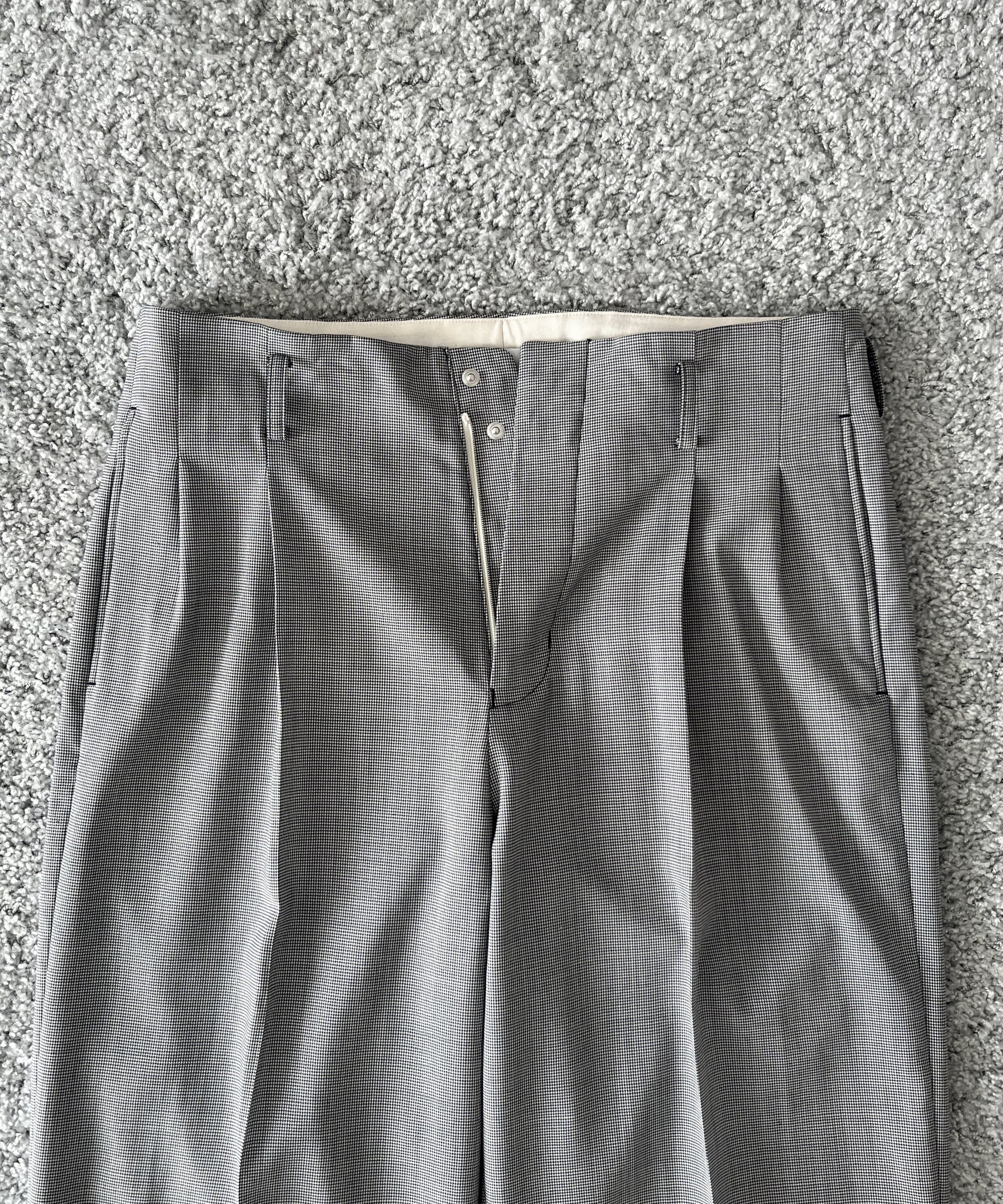 KAIKO Wool wide slacks "HOUNDTOOTH"