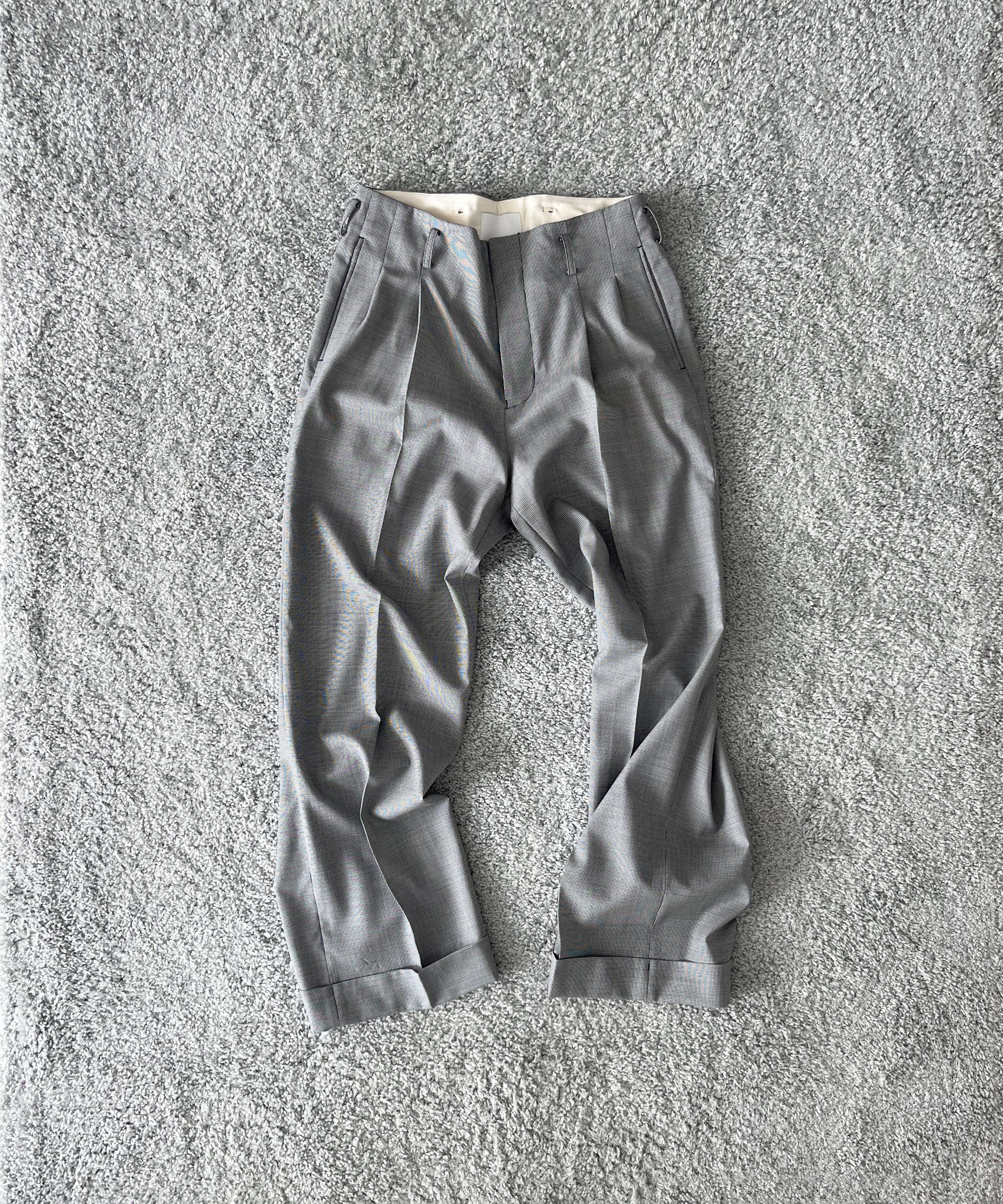 KAIKO Wool wide slacks "HOUNDTOOTH"