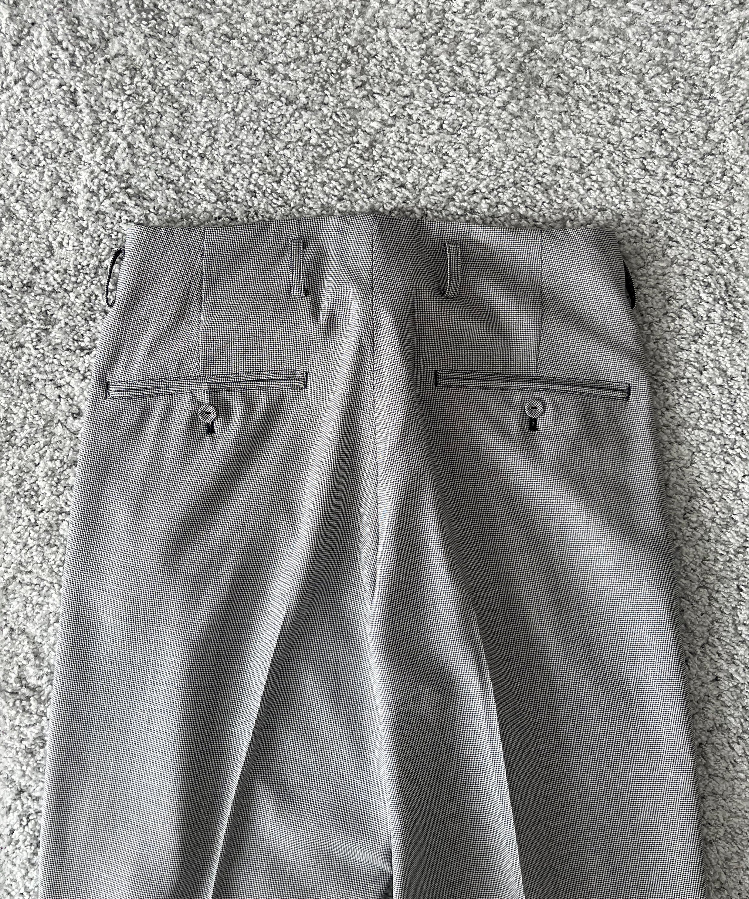 KAIKO Wool wide slacks "HOUNDTOOTH"