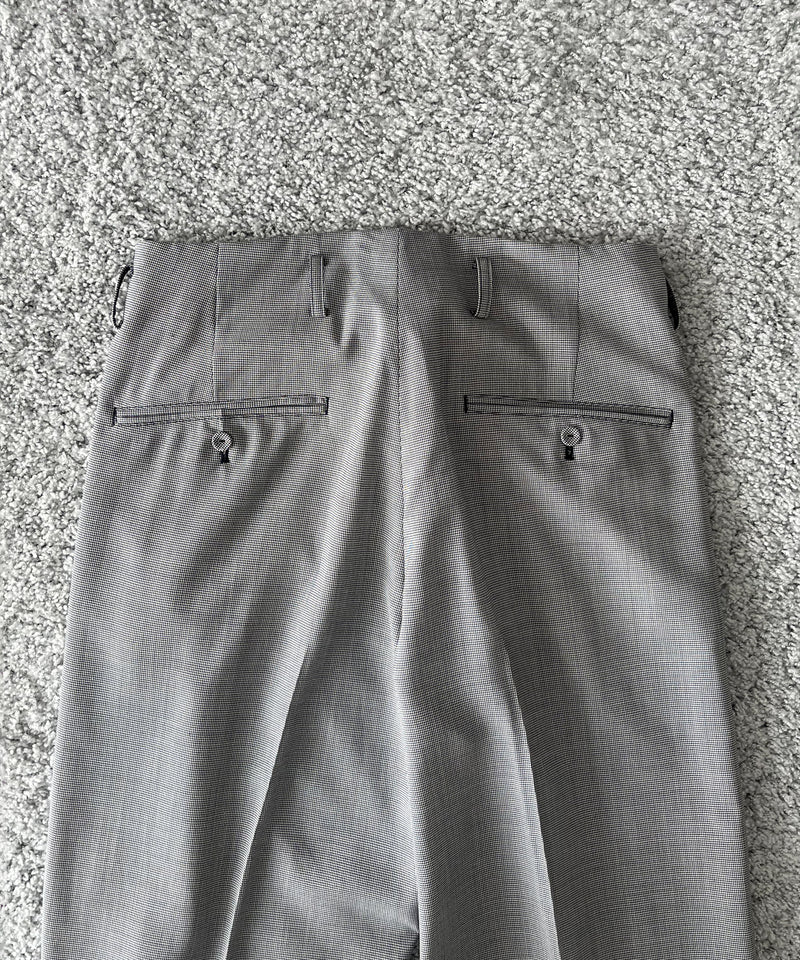 KAIKO Wool wide slacks "HOUNDTOOTH"