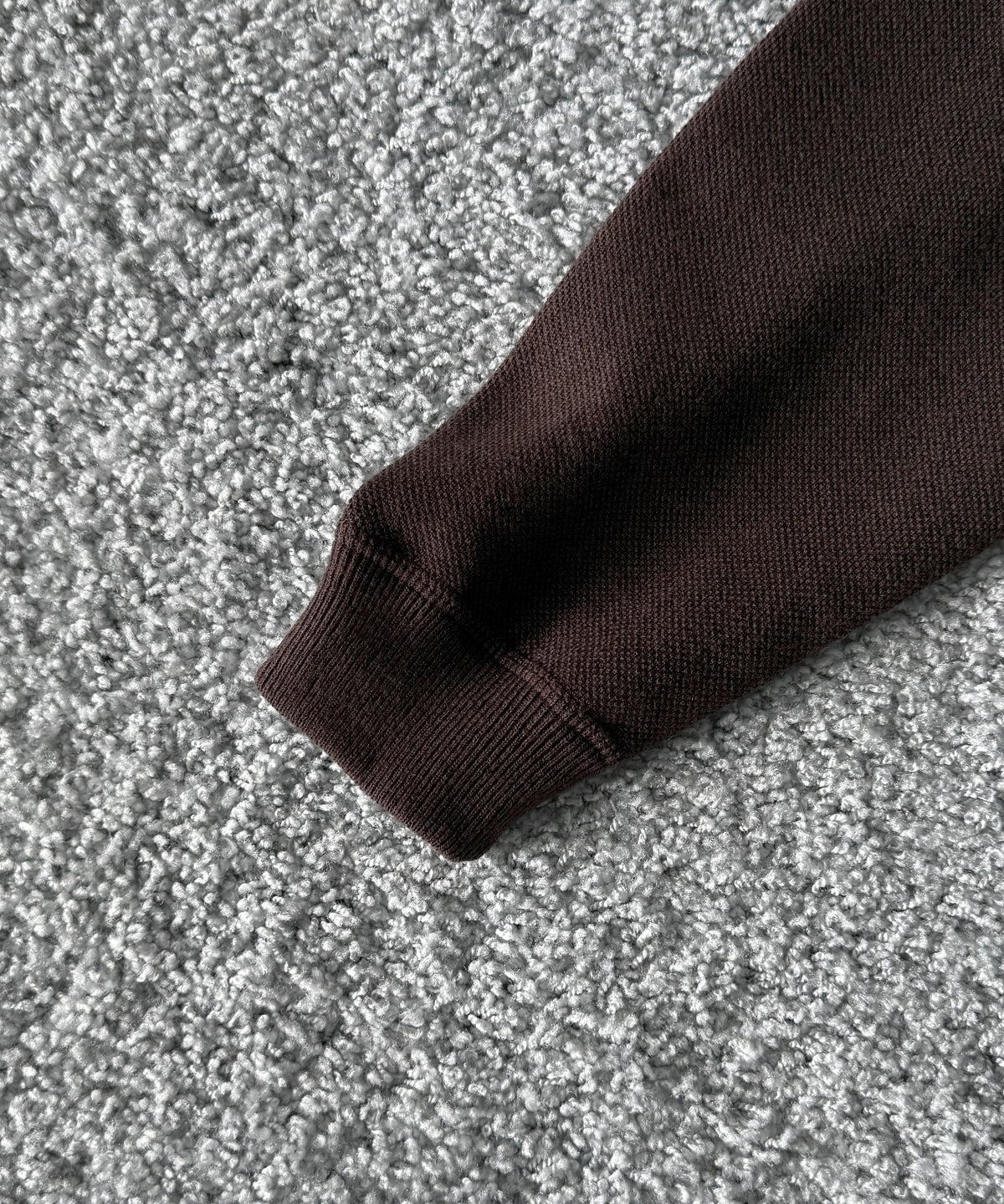 crepuscule Co/wo moss stitch skipper "BROWN"