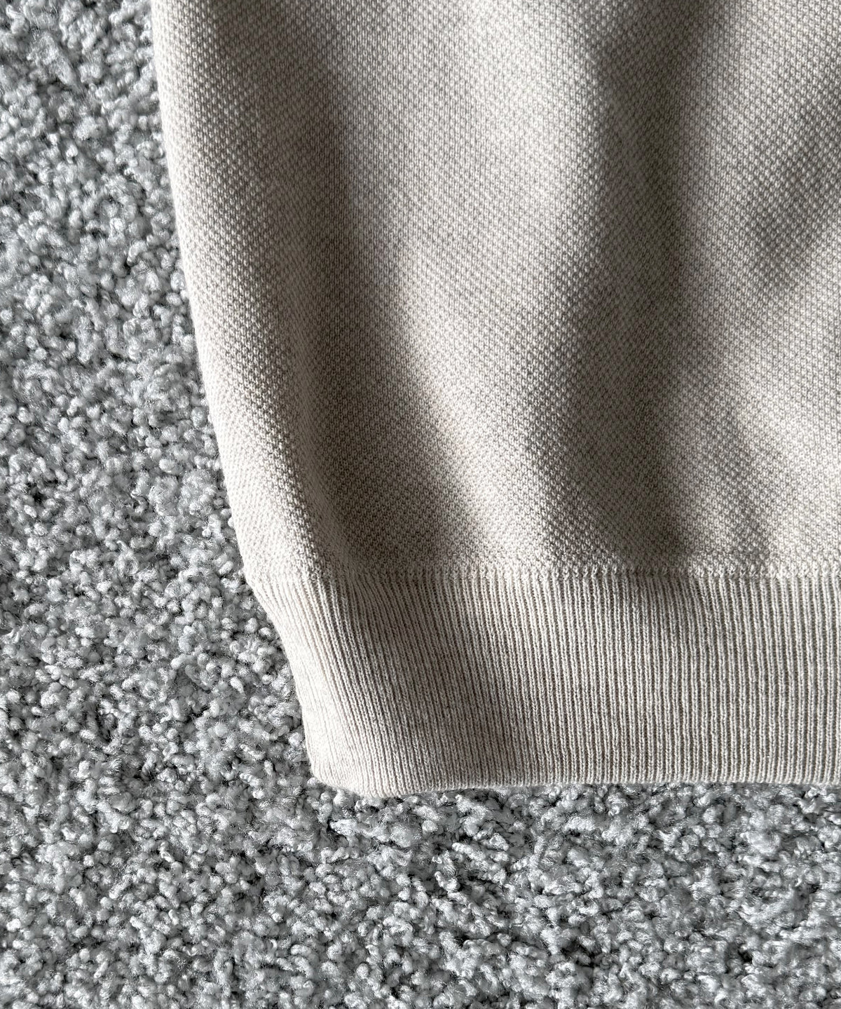 crepuscule Co/wo moss stitch skipper "OATMEAL"