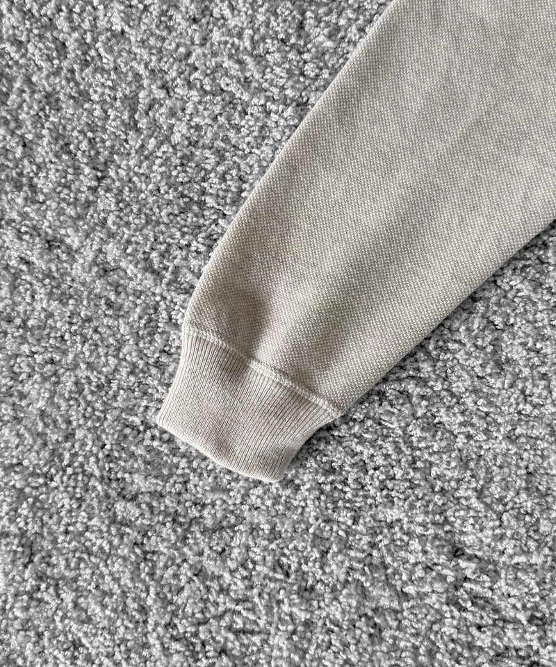 crepuscule Co/wo moss stitch skipper "OATMEAL"
