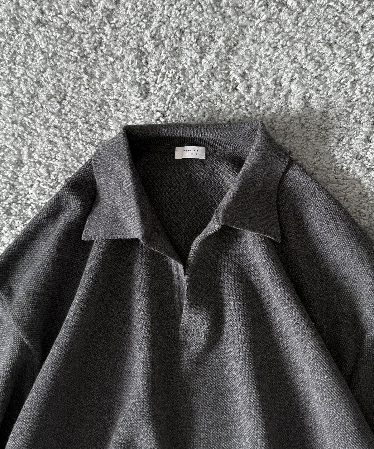 crepuscule Co/wo moss stitch skipper "M.GRAY"