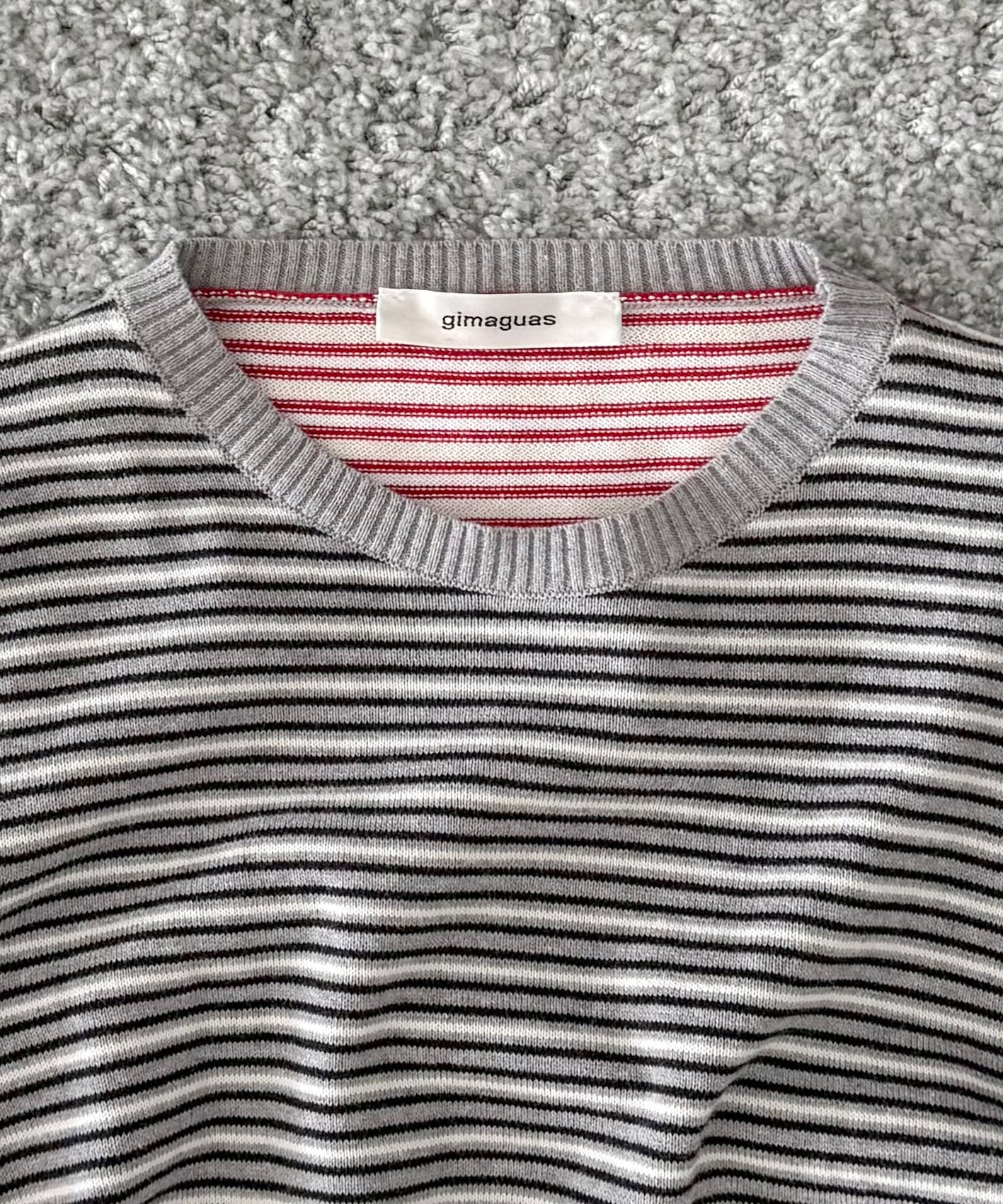 Gimaguas Pablo stripes jumper "GREY-PINK"