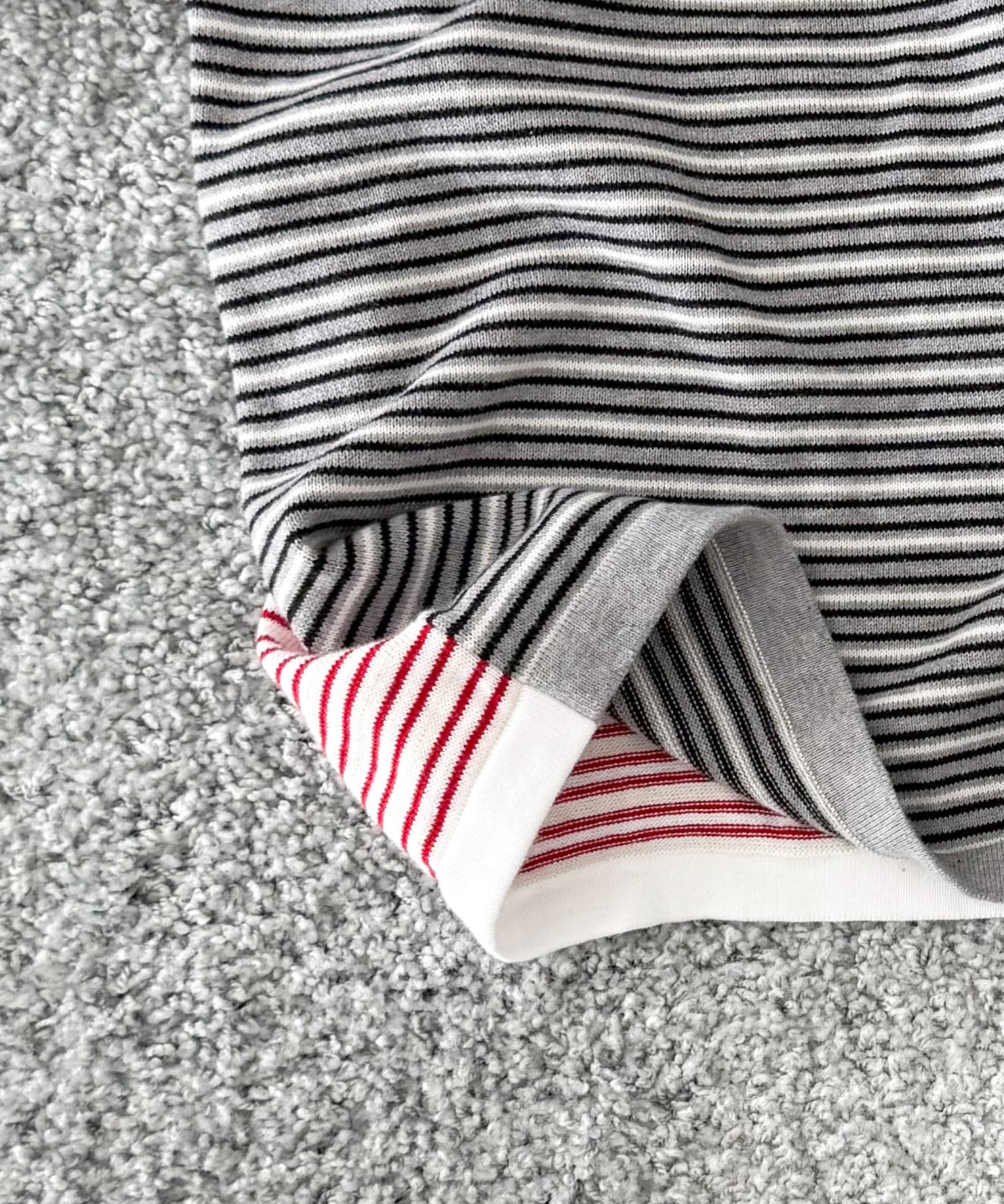 Gimaguas Pablo stripes jumper "GREY-PINK"