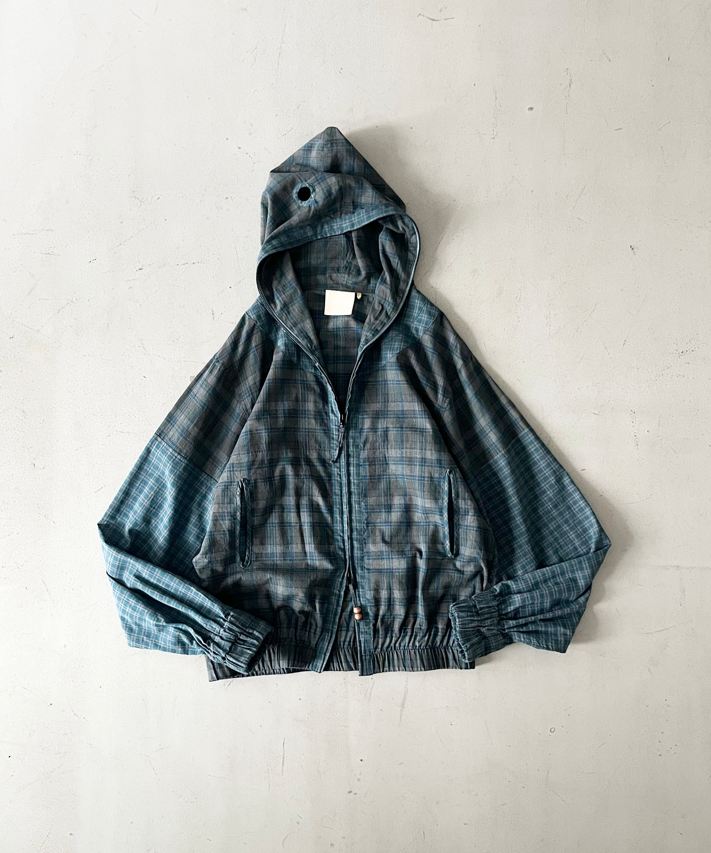 JIAN YE 鬼 Hoodie "BLUE×BLUE"