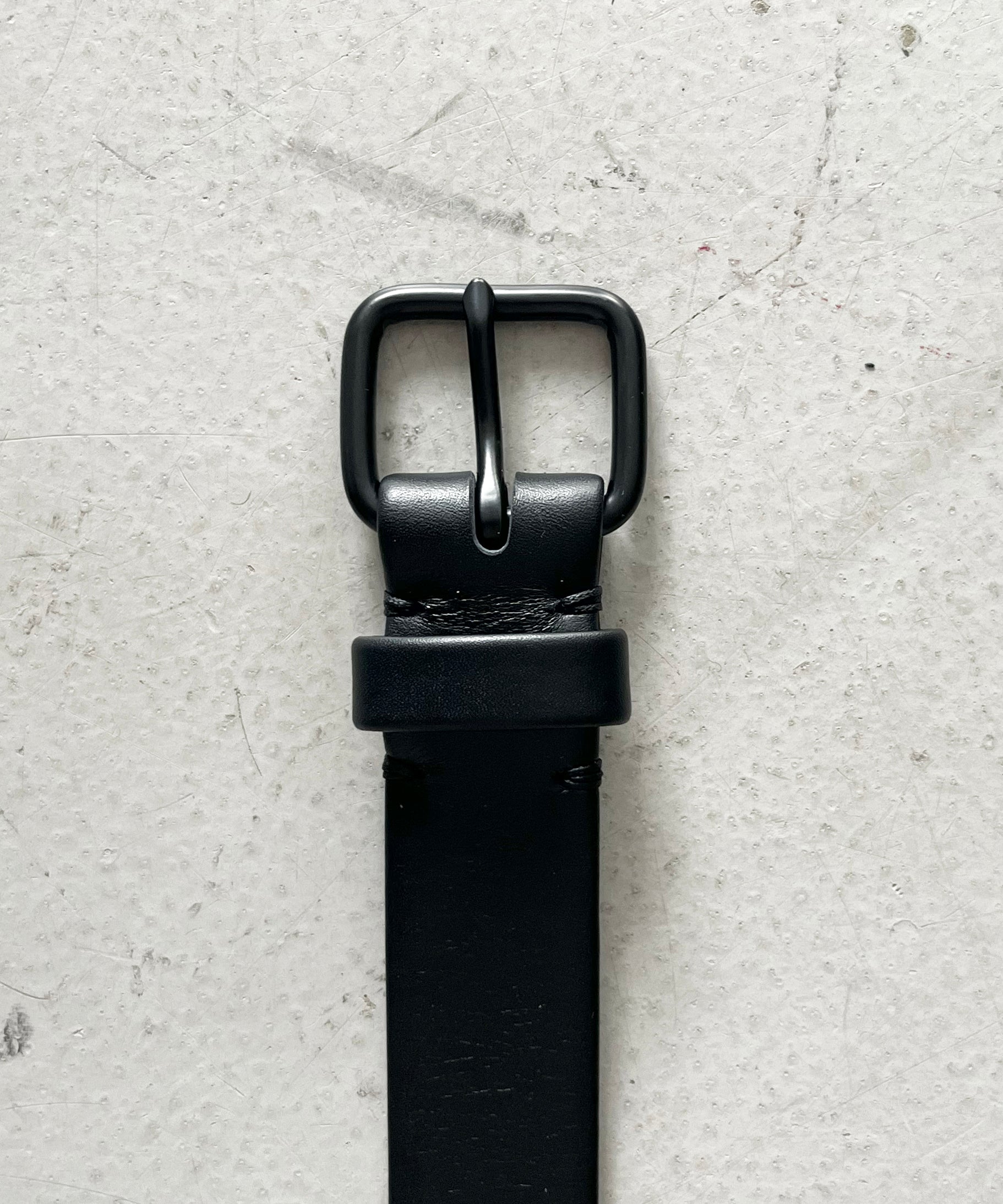 KAIKO Leather belt "BLACK"