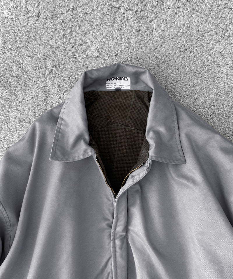 WORKING Loft bomber cotton nylon twill "SMUT"