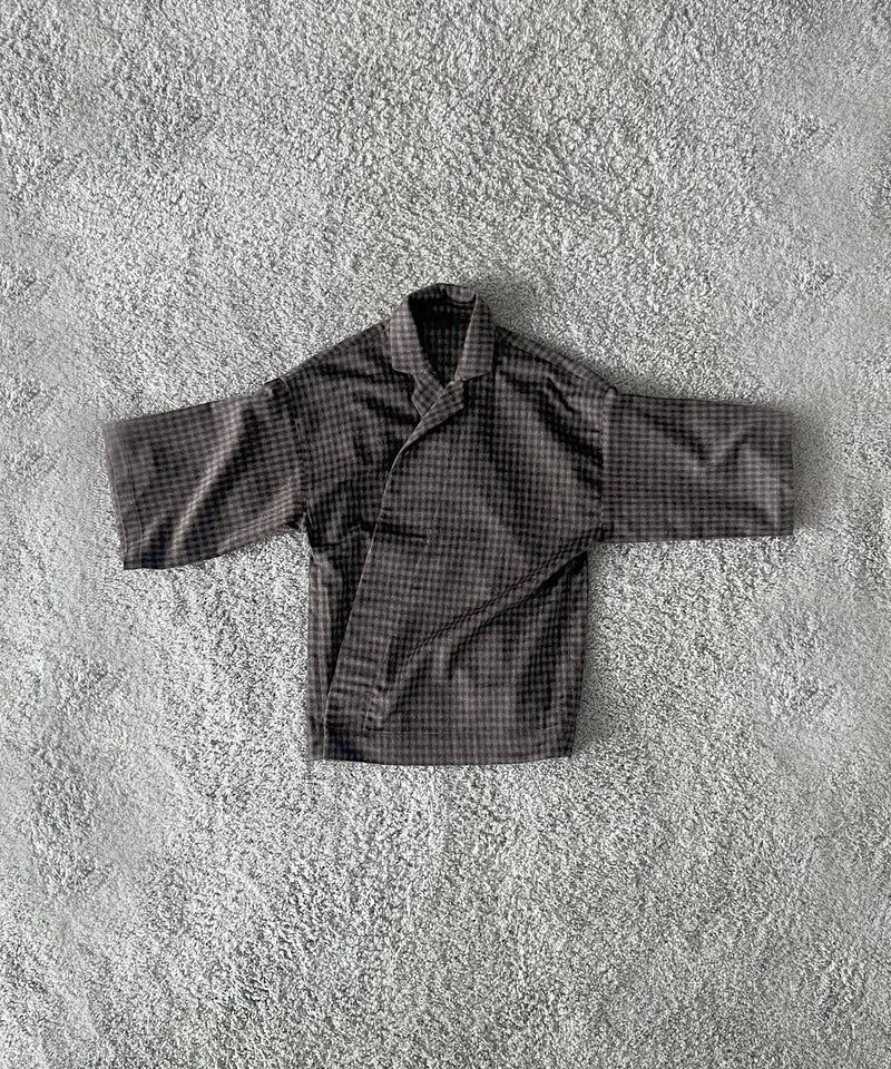 BLESS Kimosakko "CASHMERE GREY CARRÉ"