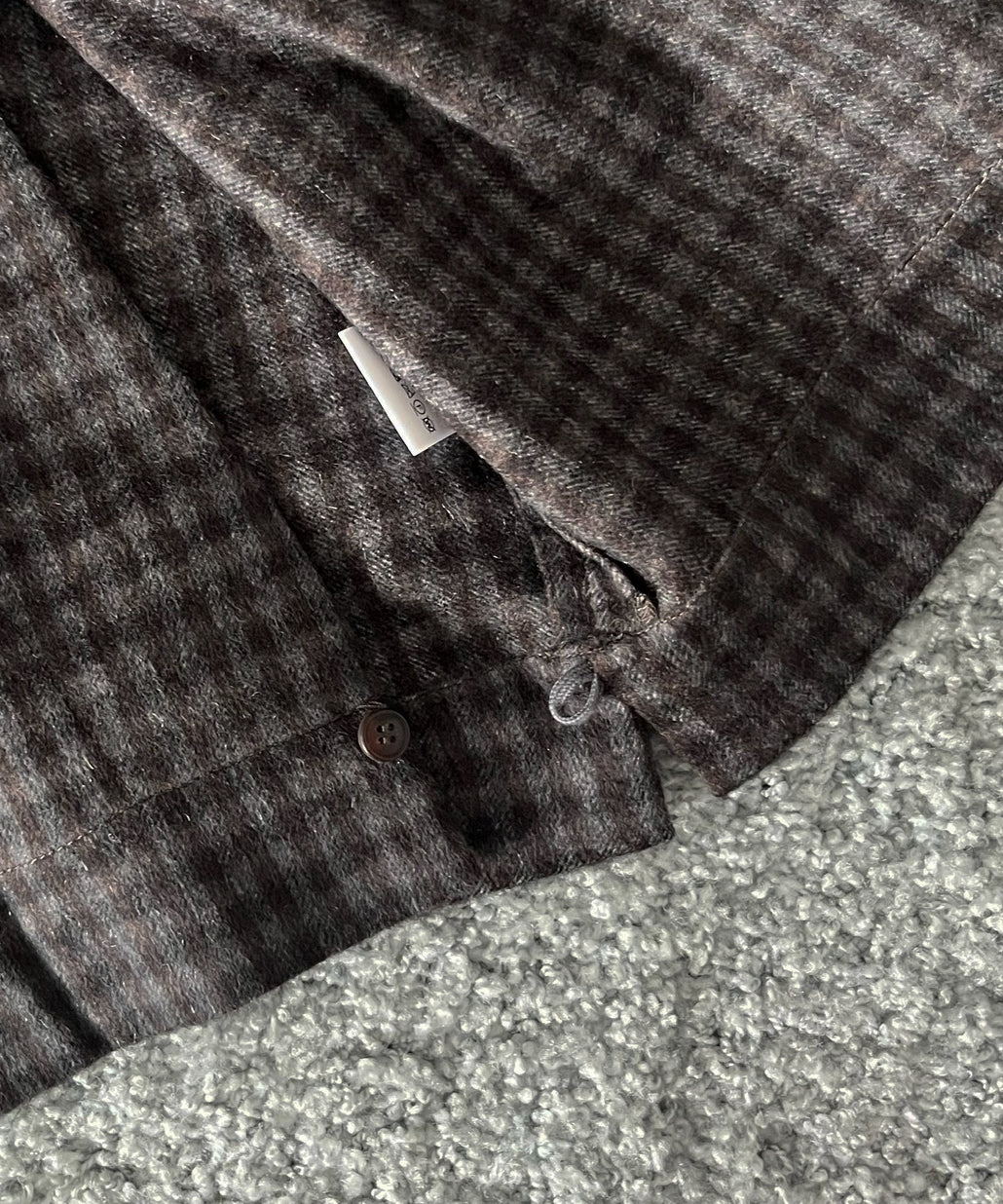 BLESS Kimono Sack "CASHMERE GREY CARRÉ"