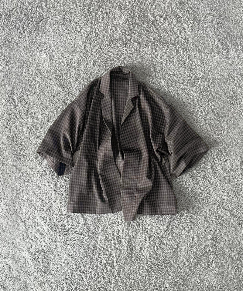 BLESS Kimosakko "CASHMERE GREY CARRÉ"