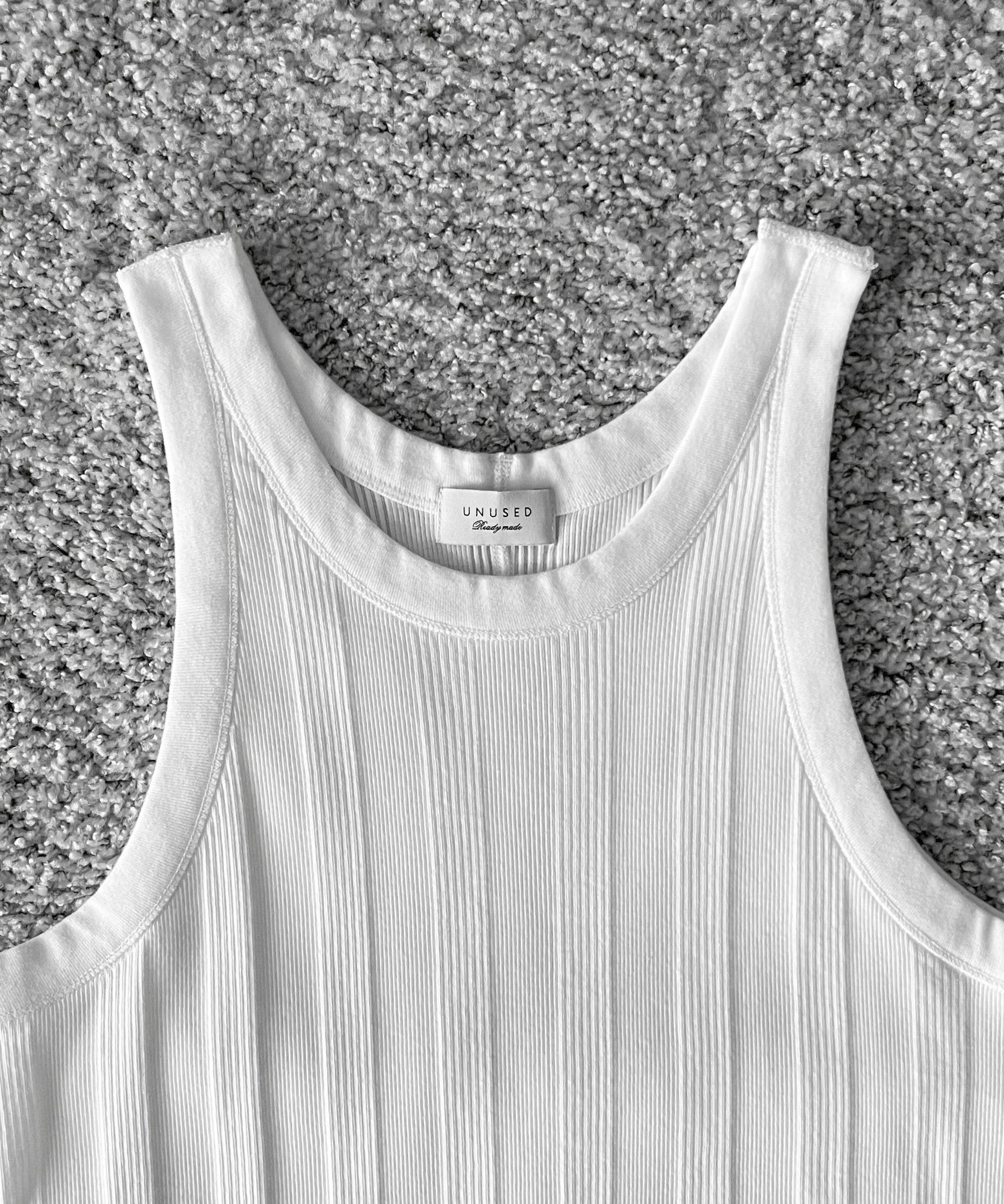 UNUSED Us2601 Tank top "WHITE"