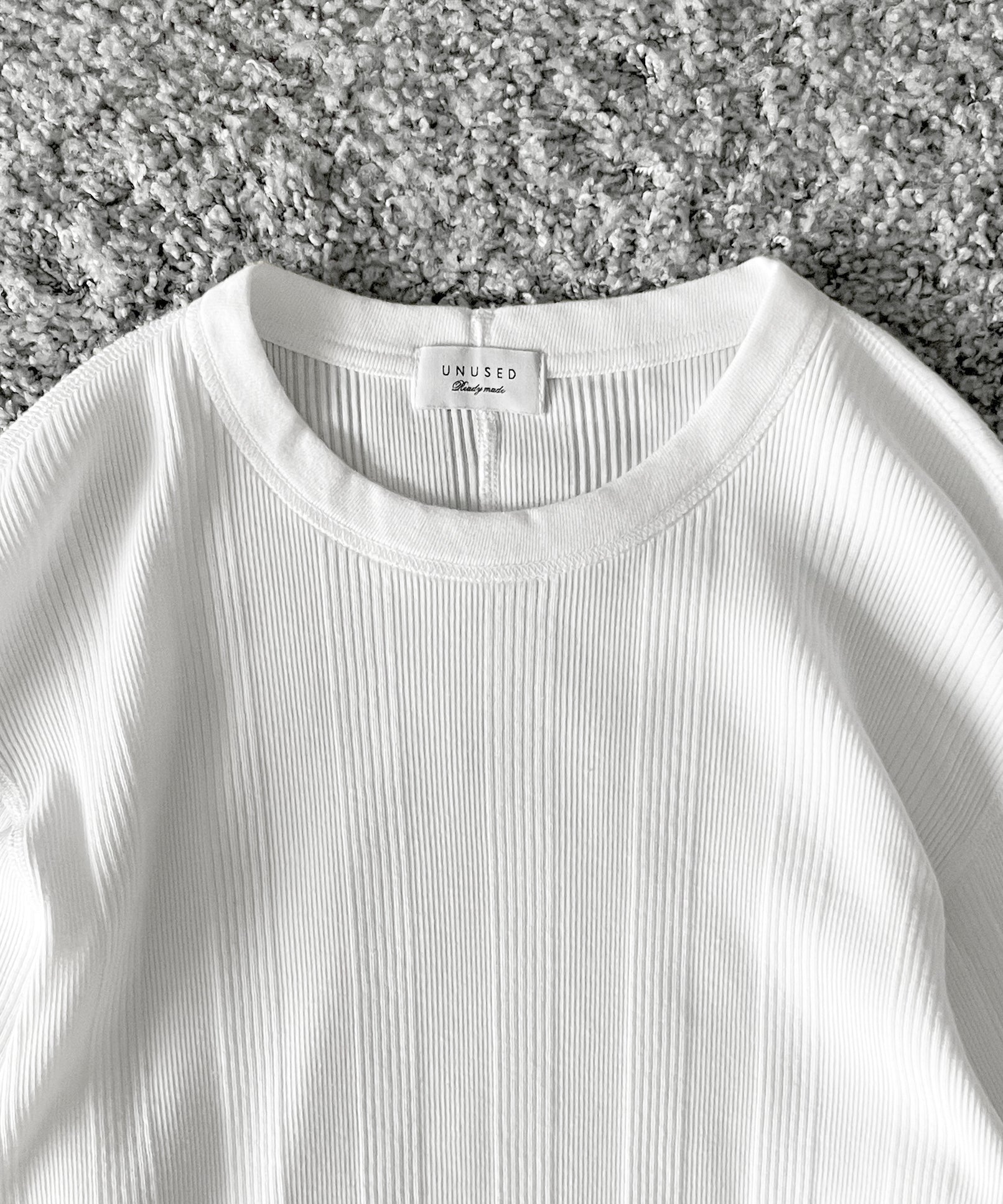 UNUSED Us2602 Long sleeve t-shirt "WHITE"
