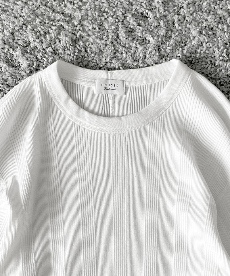 UNUSED Us2602 Long sleeve t-shirt "WHITE"