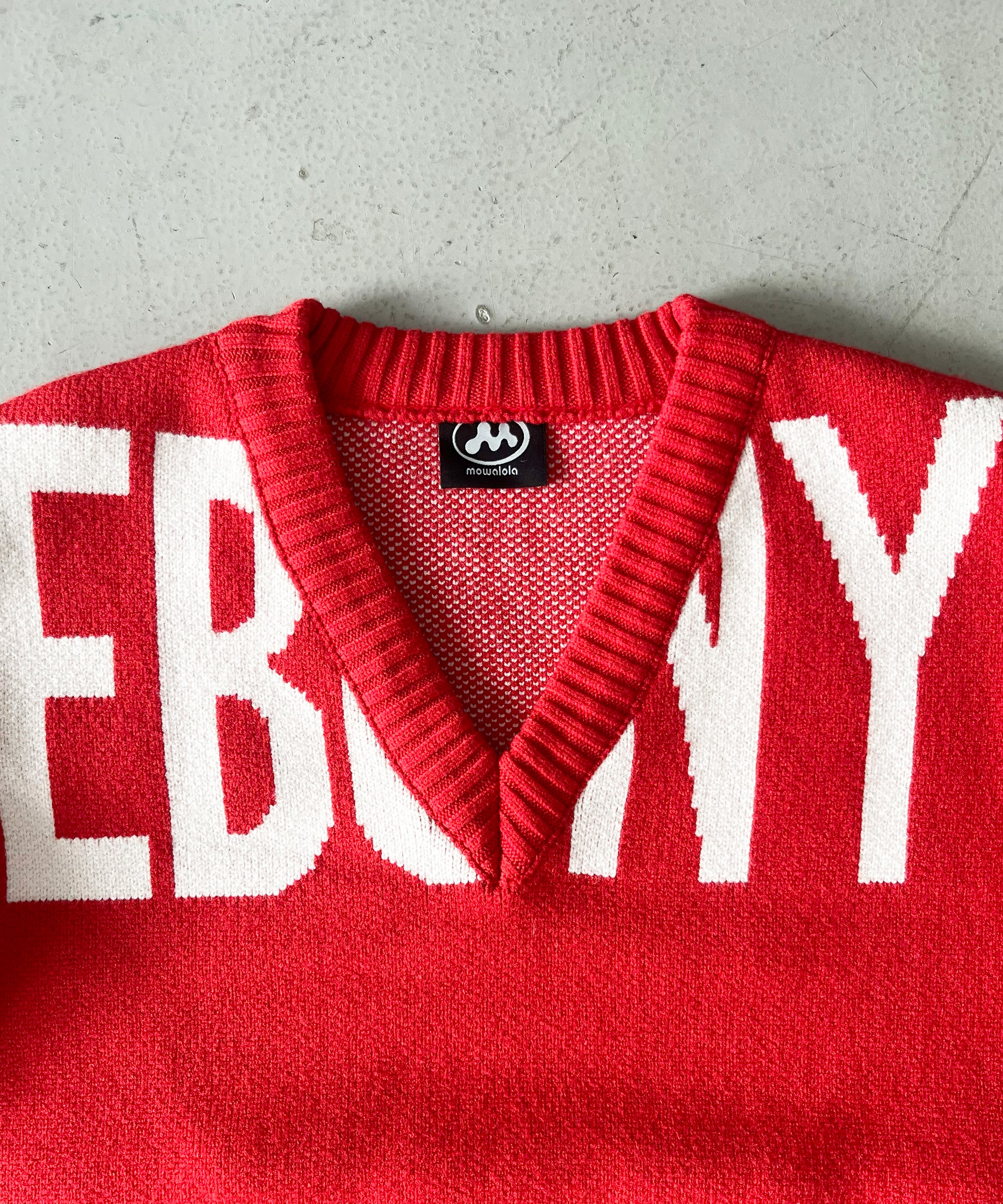 MOWALOLA【モワローラ】MOWALOLA Ebony relaxed jumper 