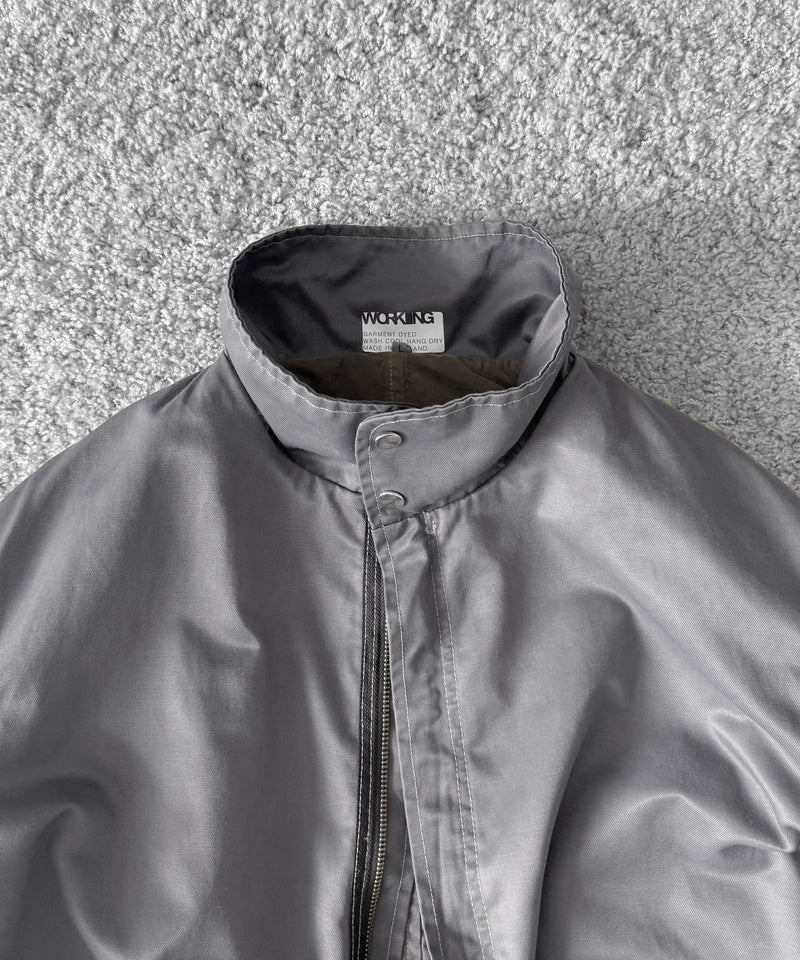 WORKING Tunnel coat cotton nylon twill "SMUT"