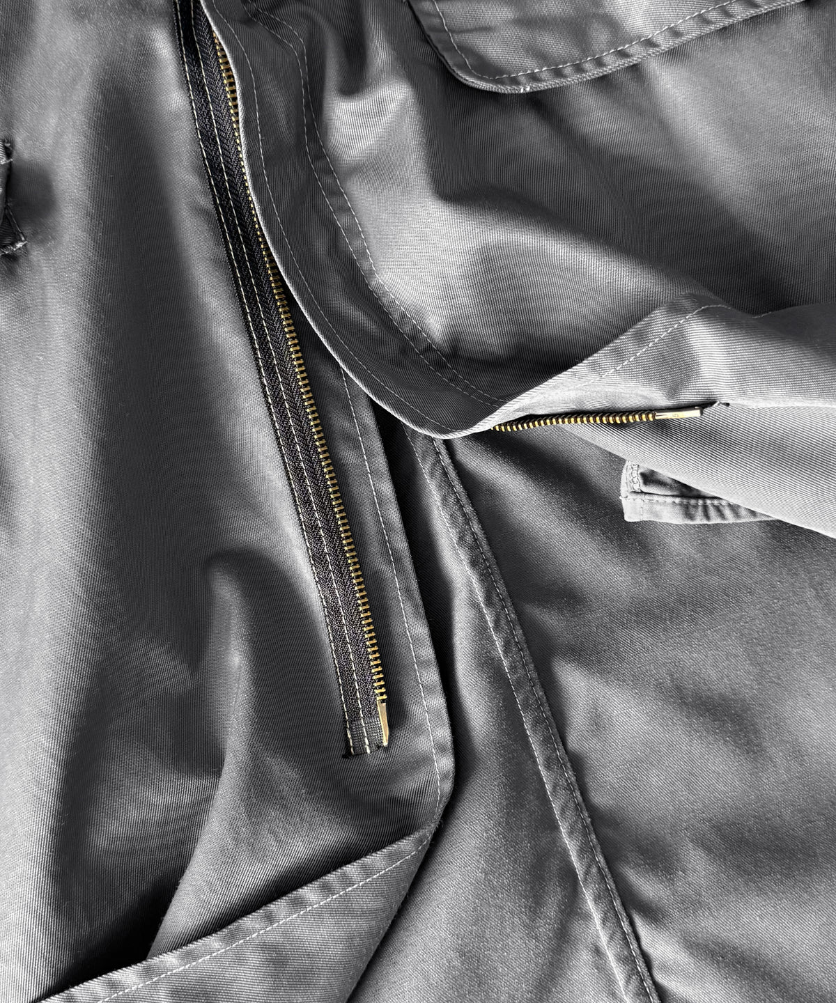 WORKING Tunnel coat cotton nylon twill "SMUT"