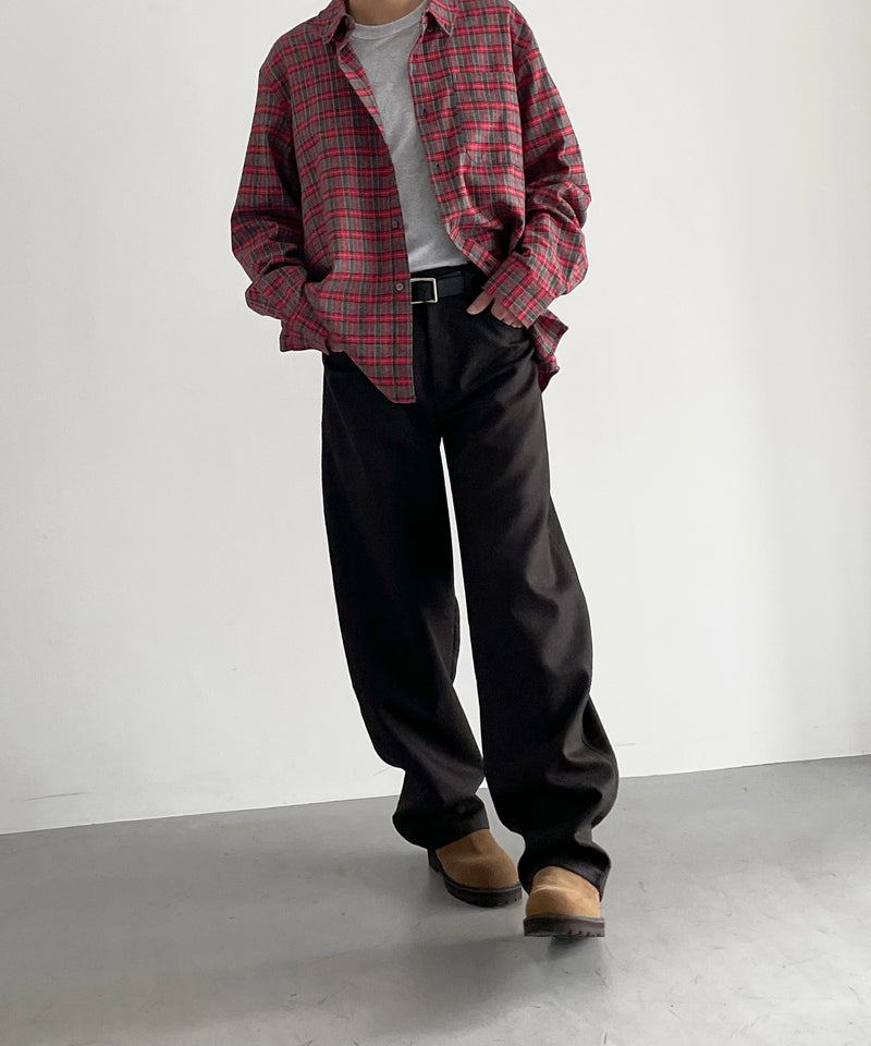 sefr Nasedo trouser "DARK BROWN"
