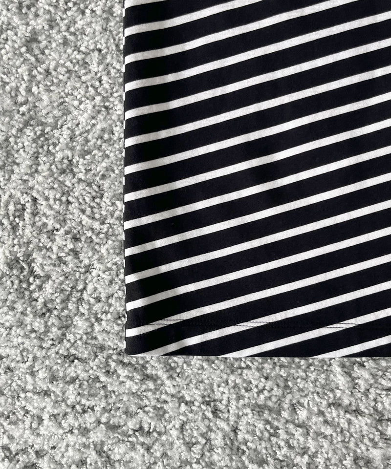 VOAAOV Border l/s tee "BLACK / WHITE"