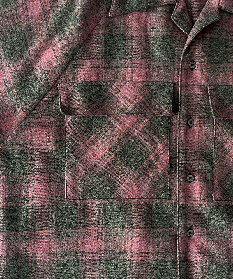 my beautiful landlet O/c check shirt "PINK"