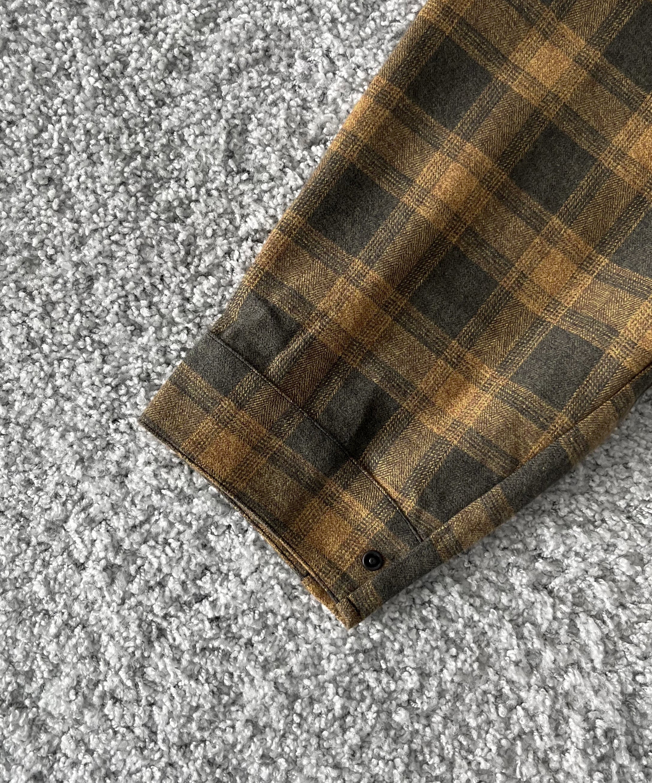 my beautiful landlet O/c check shirt "YELLOW"