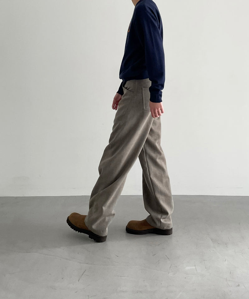 sefr Nasedo twisted trouser "BEIGE MELANGE"