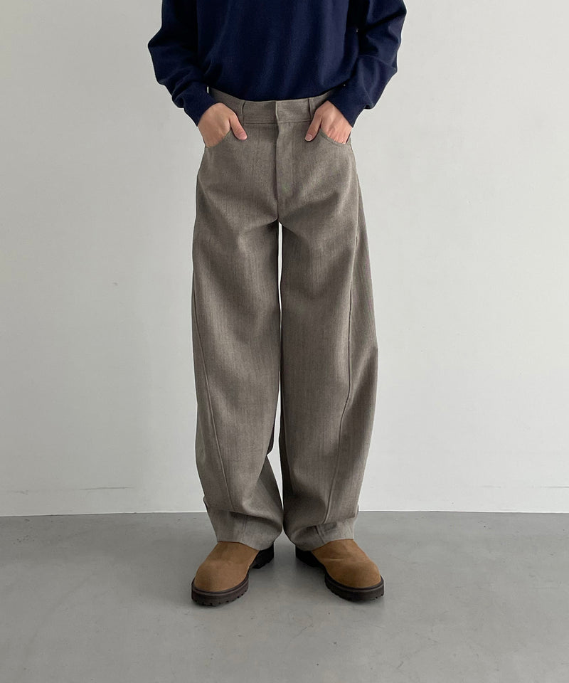 sefr Nasedo twisted trouser "BEIGE MELANGE"