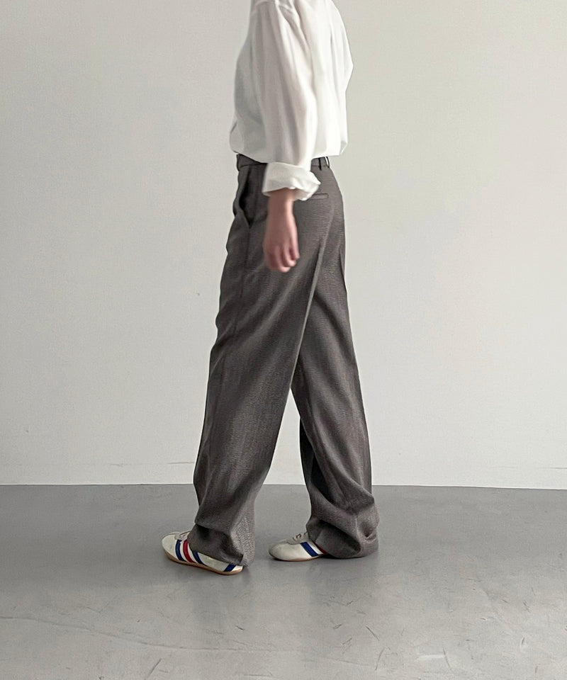 sefr Tailored trouser "DARK BEIGE MELANGE"