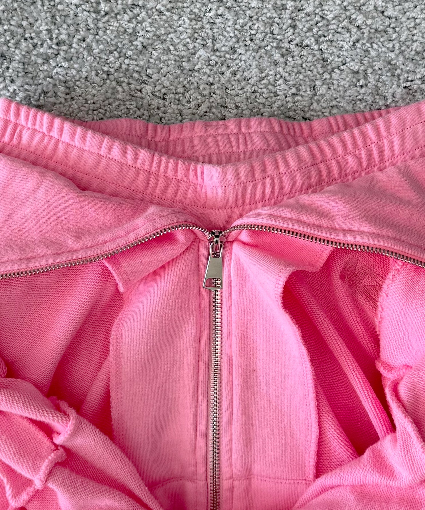 NATASHA ZINKO Hoodie-skirt hybride "PINK"