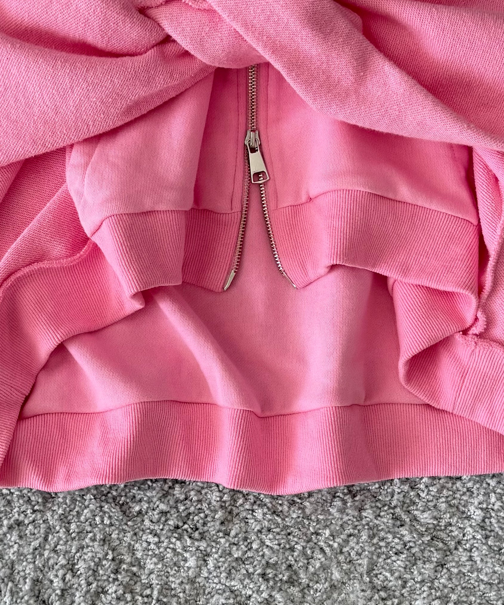 NATASHA ZINKO Hoodie-skirt hybride "PINK"