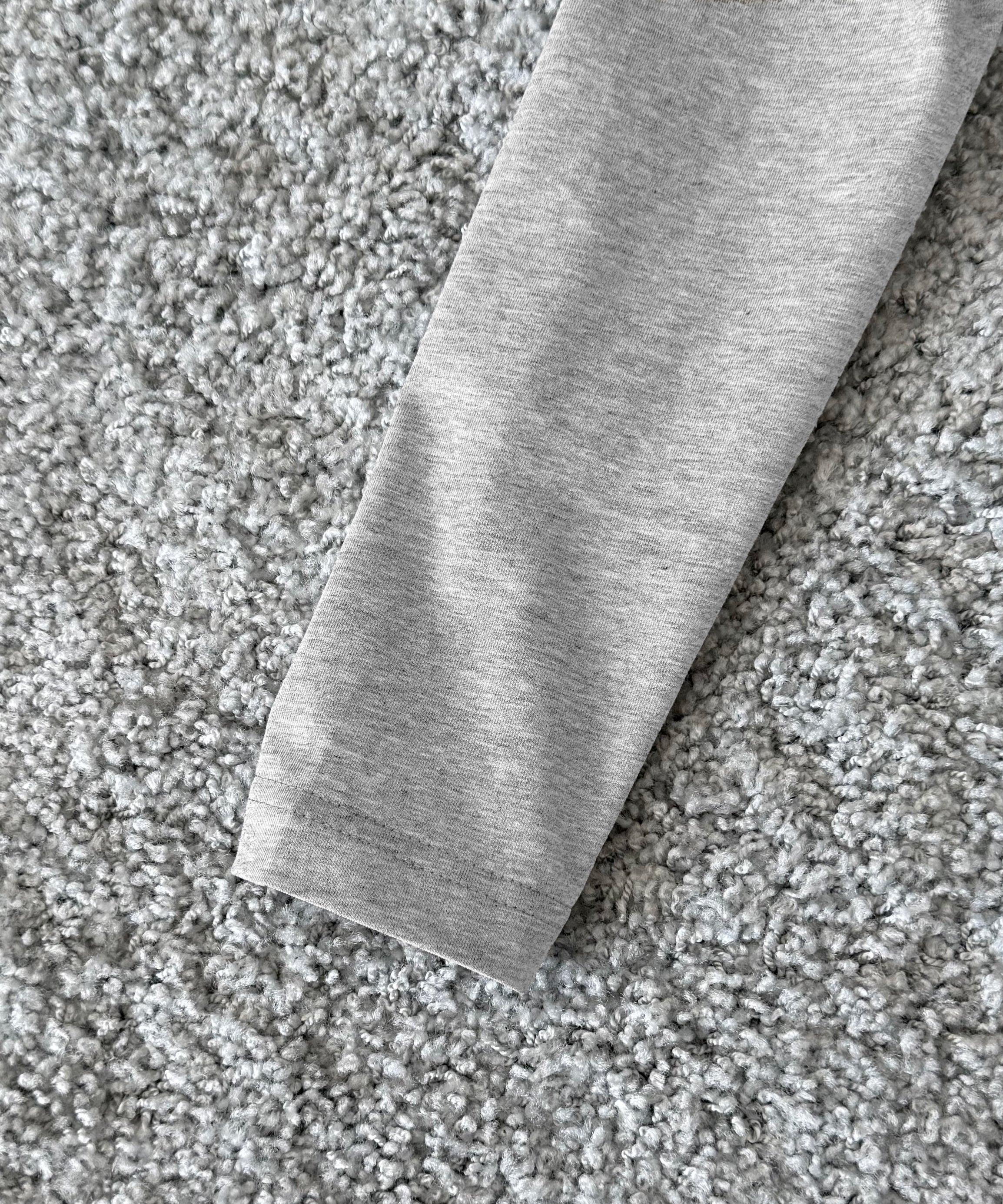 NATASHA ZINKO Draped ls t-shirt "GREY"