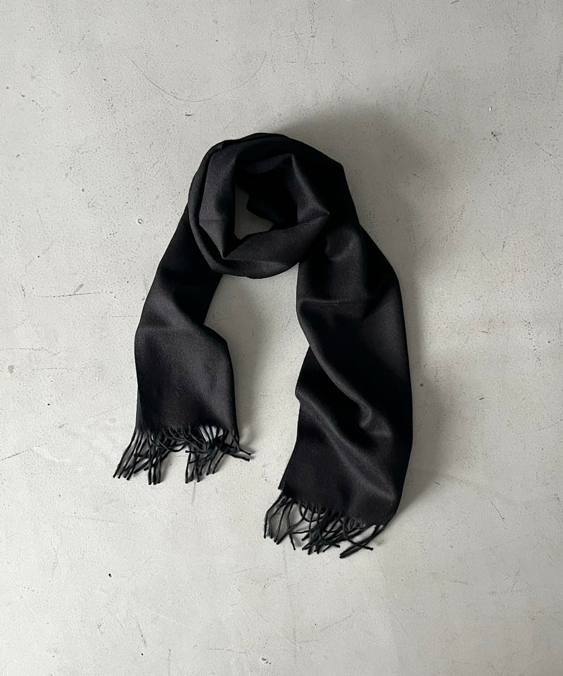 The Inoue Brothers Brushed scarf "BROWN"