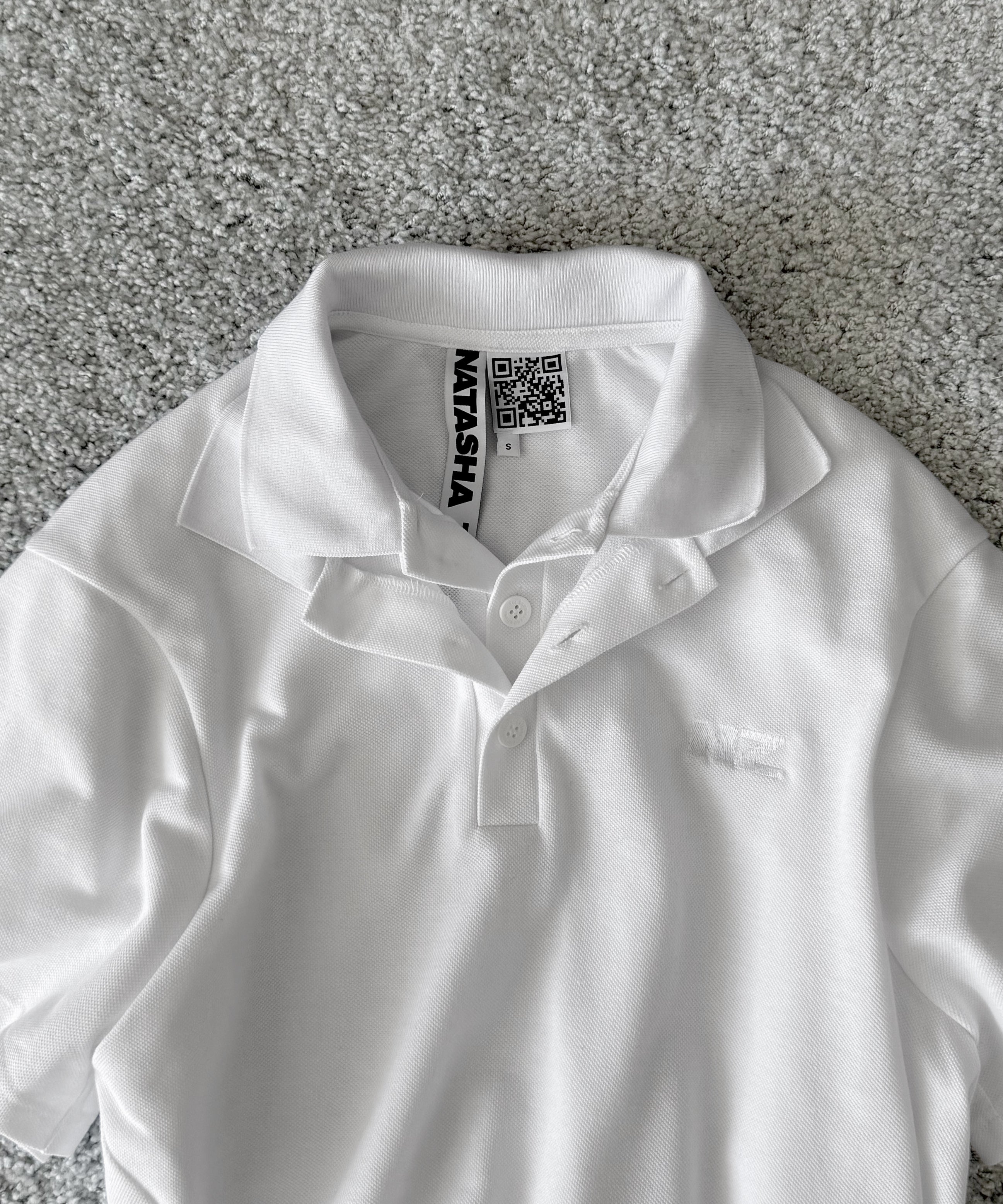 NATASHA ZINKO Double polo resort 2026 "WHITE"