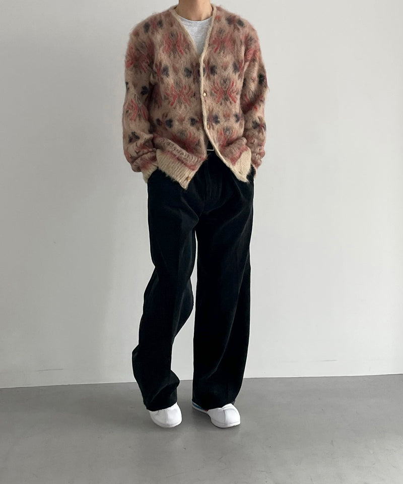 NEEDLES Mohair cardigan - folklore "CAMEL"